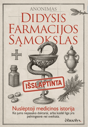 DIDYSIS FARMACIJOS SĄMOKSLAS: nuslėptoji medicinos istorija – ko nepasako daktarai, arba kodėl liga yra pelningesnė nei sveikata - OBUOLYS