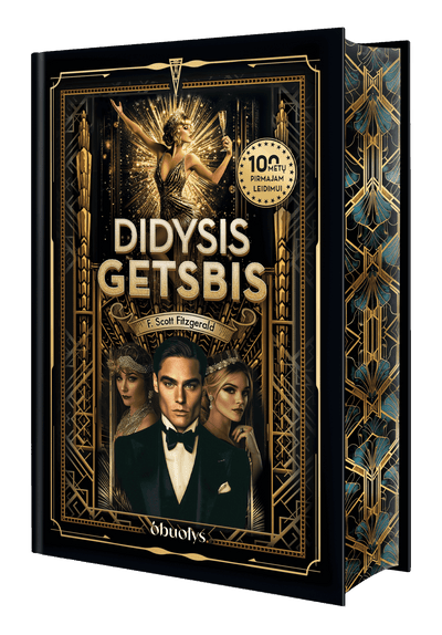 DIDYSIS GETSBIS: kolekcinis leidimas 100 metų jubiliejaus proga + iliustracijos + spalvota puslapių briauna! - OBUOLYS