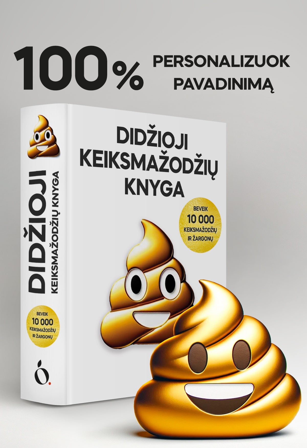 DIDŽIOJI KEIKSMAŽODŽIŲ KNYGA: beveik 10 000 keiksmažodžių ir žargonų + 100 % PERSONALIZUOK PAVADINIMĄ - OBUOLYS