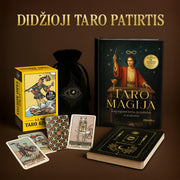 DIDŽIOJI TARO PATIRTIS: kortos, knyga, užrašinė ir ritualai – viskas tavo magiškai kelionei (kartu pigiau!) - OBUOLYS