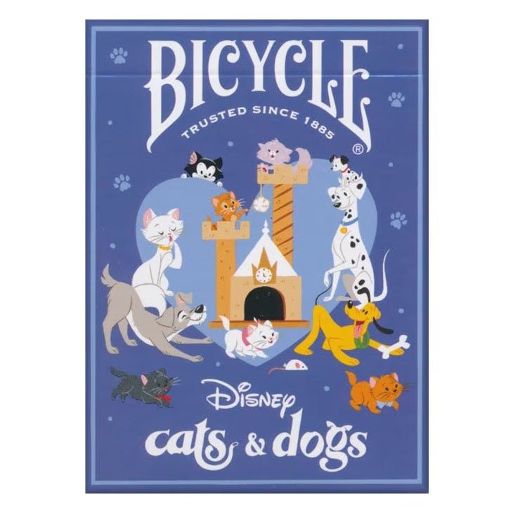 Disney Cats and Dogs žaidimo kortos Bicycle - OBUOLYS
