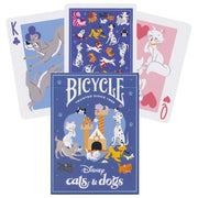 Disney Cats and Dogs žaidimo kortos Bicycle - OBUOLYS