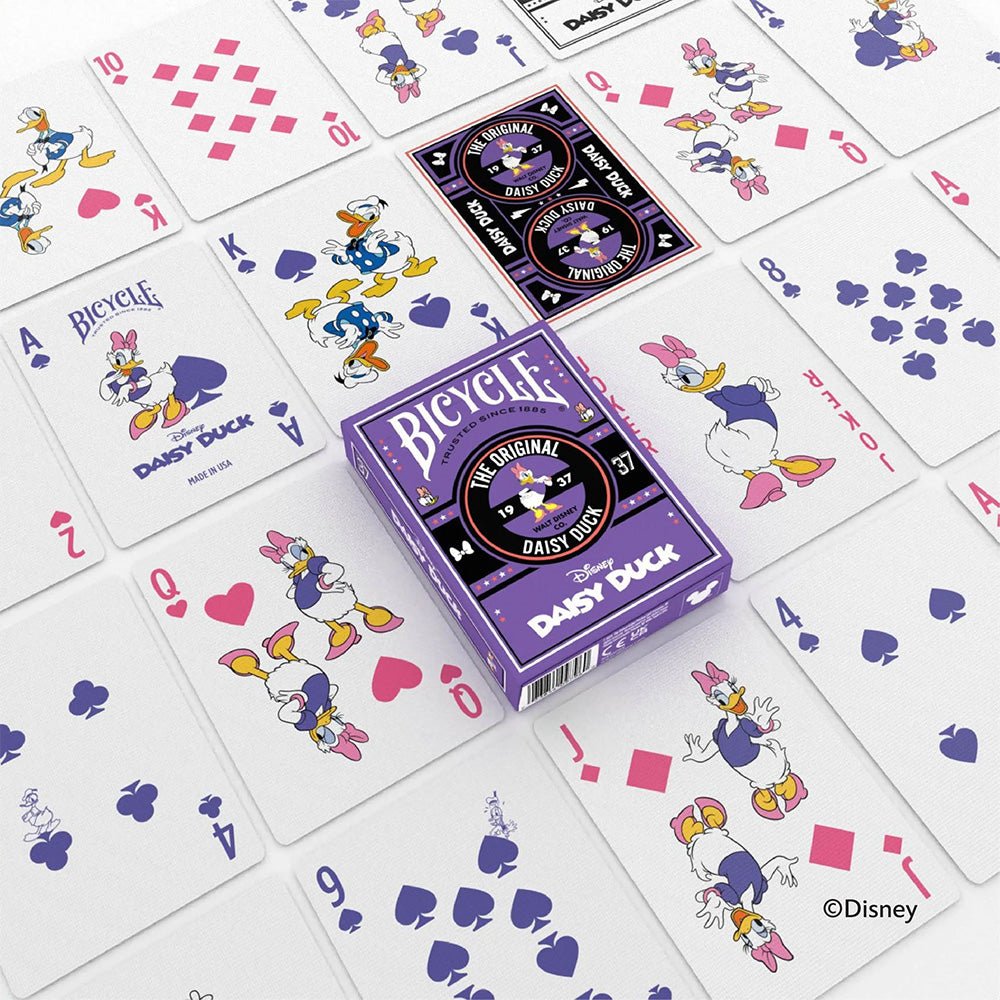 Disney Classic Daisy Duck Inspired žaidimo kortos Bicycle - OBUOLYS