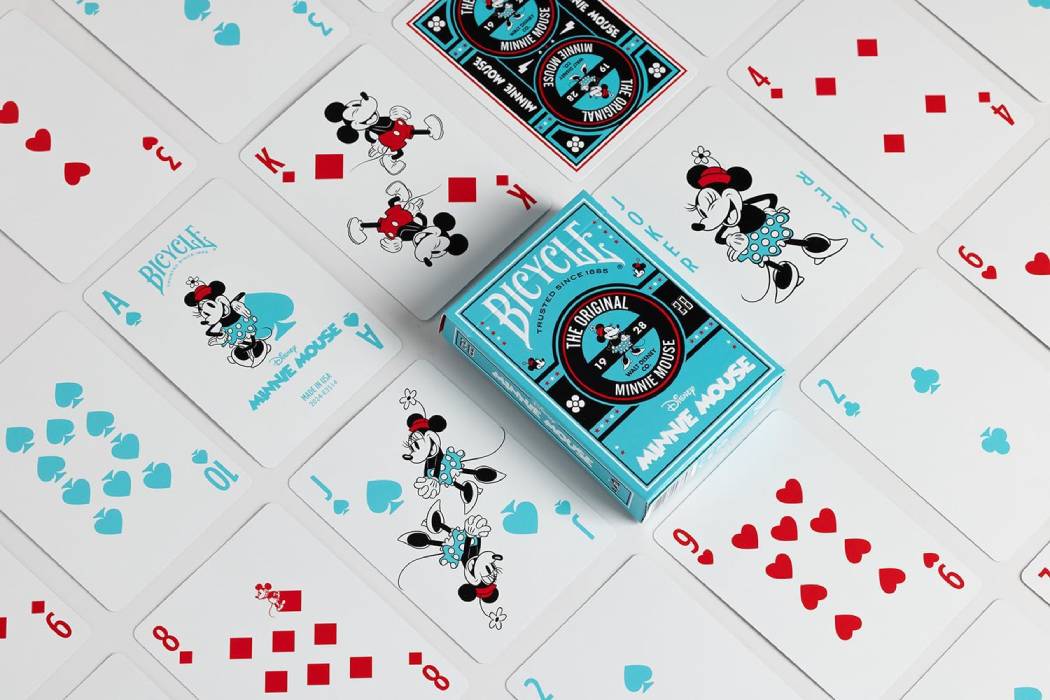 Disney Classic Minnie Mouse žaidimo kortos Bicycle - OBUOLYS