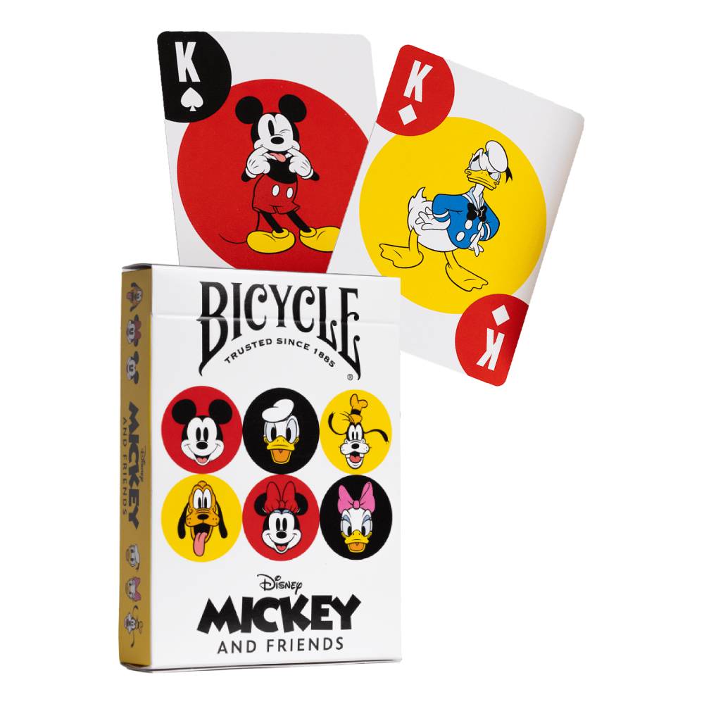 Disney Mickey and Friends žaidimo kortos Bicycle - OBUOLYS