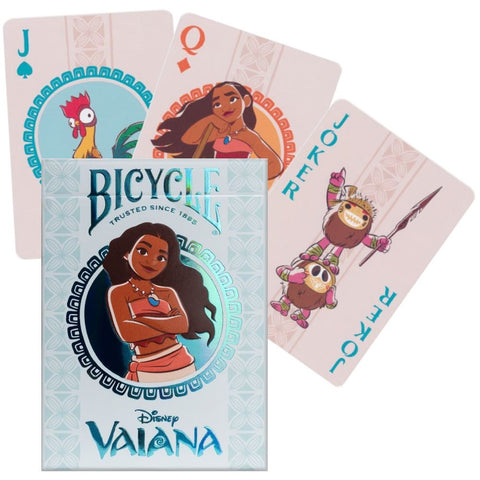 Disney Vaiana žaidimo kortos Bicycle - OBUOLYS