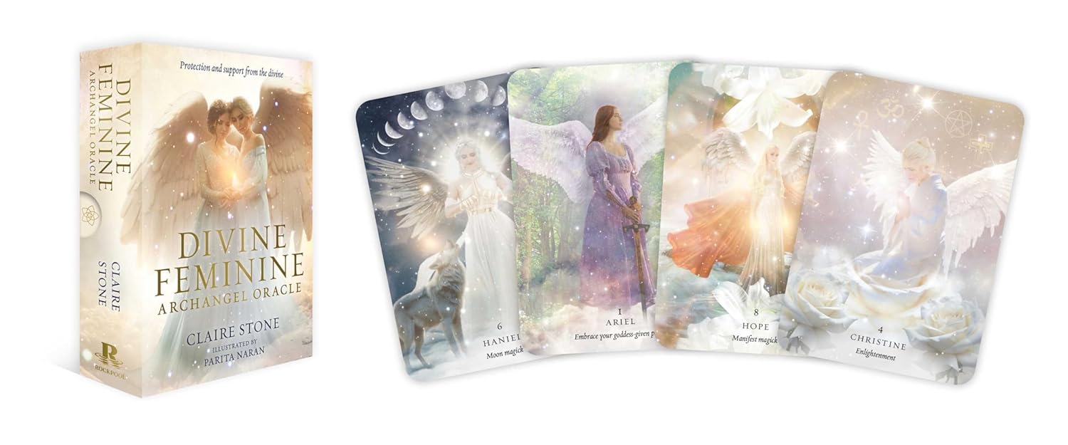 Divine Feminine Archangel orakulo kortos Rockpool Publishing - OBUOLYS