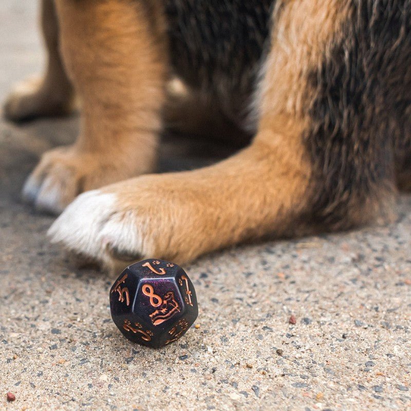 DOGS Dice Set: Luna kauliukų rinkinys - OBUOLYS