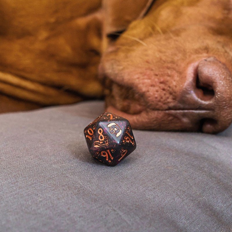 DOGS Dice Set: Luna kauliukų rinkinys - OBUOLYS