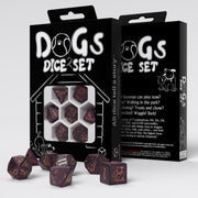 DOGS Dice Set: Luna kauliukų rinkinys - OBUOLYS