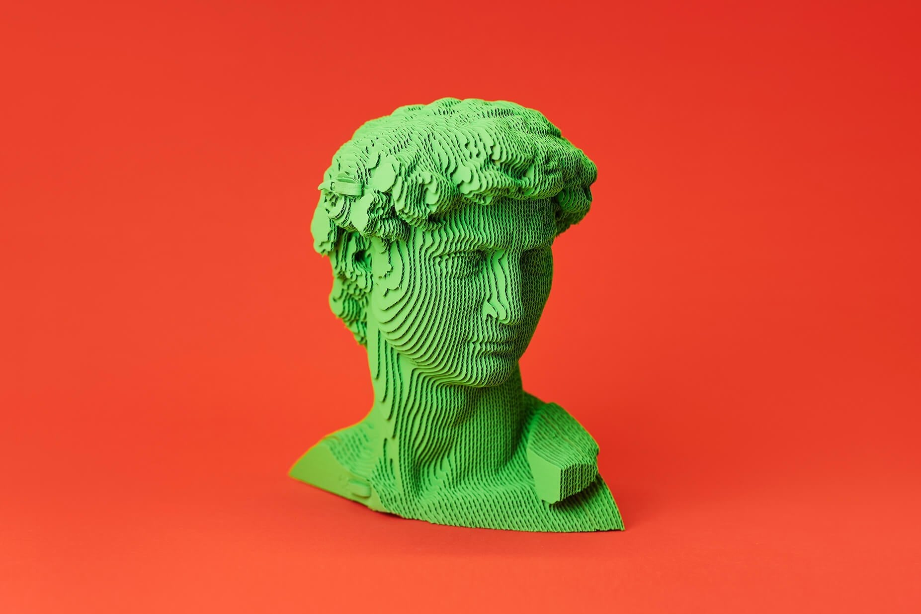 DOVYDAS: surenkama 3D dėlionė - skulptūra - OBUOLYS