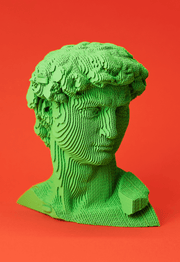 DOVYDAS: surenkama 3D dėlionė - skulptūra - OBUOLYS