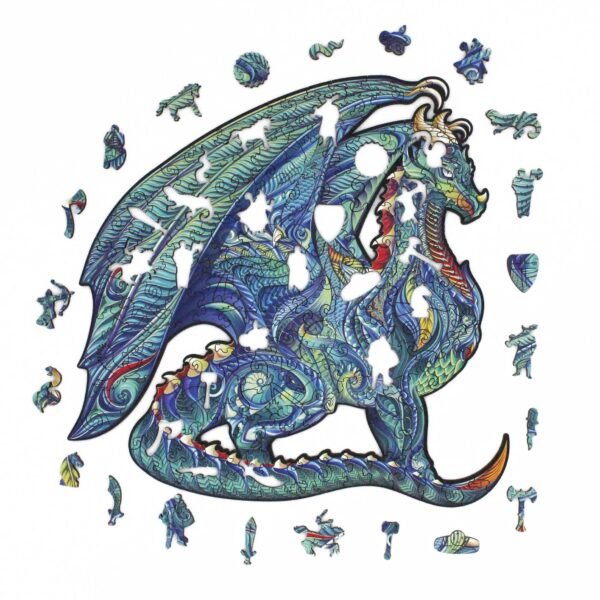 Dragon Dėlionė Iš Medžio L Dydis (300 detalių) Fantasy Puzzles - OBUOLYS