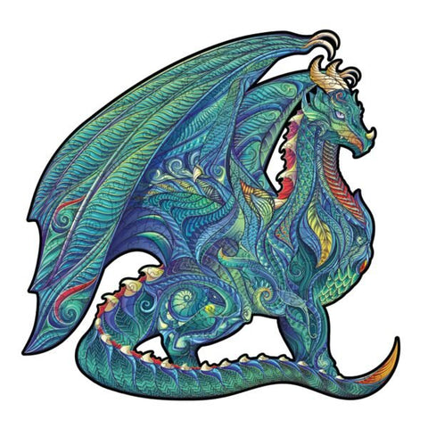 Dragon Dėlionė Iš Medžio M Dydis (150 detalių) Fantasy Puzzles - OBUOLYS
