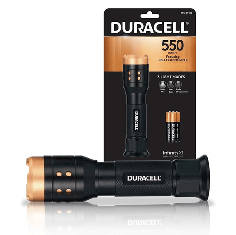 Duracell Aluminum Focusing LED Flashlight 550 Lumens prožektorius - OBUOLYS