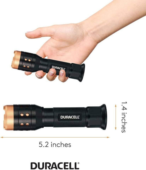 Duracell Aluminum Focusing LED Flashlight 550 Lumens prožektorius - OBUOLYS
