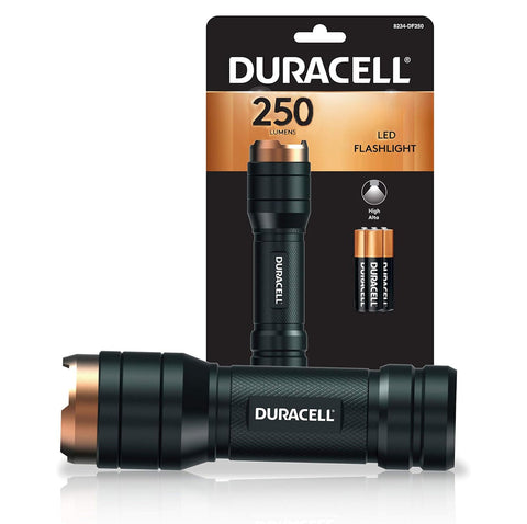 Duracell Aluminum LED Flashlight 250 Lumens prožektorius - OBUOLYS