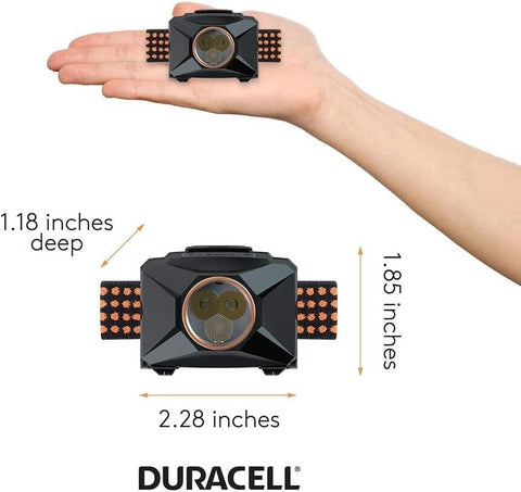 Duracell Led Headlamp 200 Lumens prožektorius ant galvos - OBUOLYS