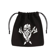 Dwarven kauliukų maišelis (juodos ir baltos sp.) - OBUOLYS
