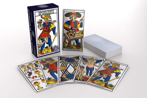 Tarot de Marseille Version Française Kortos Prancūzų Kalba Grimaud Cartomancie