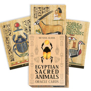 Egyptian Sacred Animals Oracle kortos Lo Scarabeo - OBUOLYS