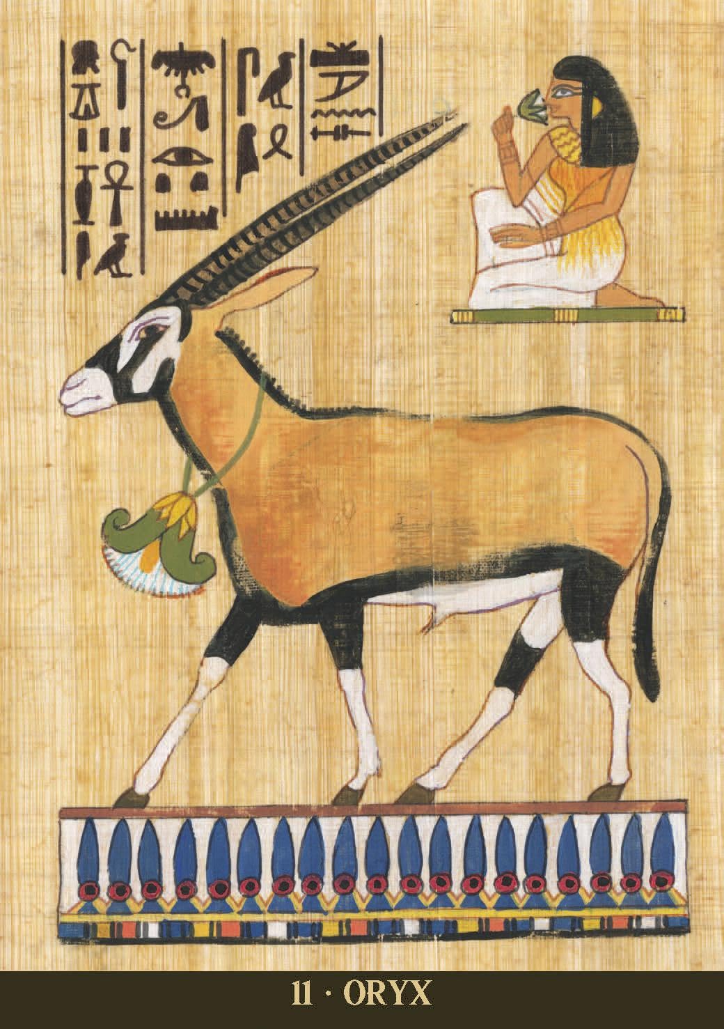 Egyptian Sacred Animals Oracle kortos Lo Scarabeo - OBUOLYS