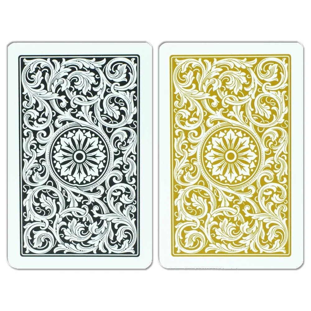 Elite 1546 Playing Cards bridge size dviguba žaidimo kortų kaladė (juoda/auksinė) Copag - OBUOLYS