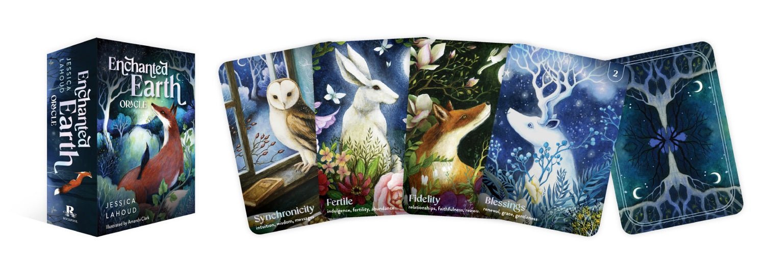 Enchanted Earth Oracle kortų kaladė Rockpool Publishing - OBUOLYS