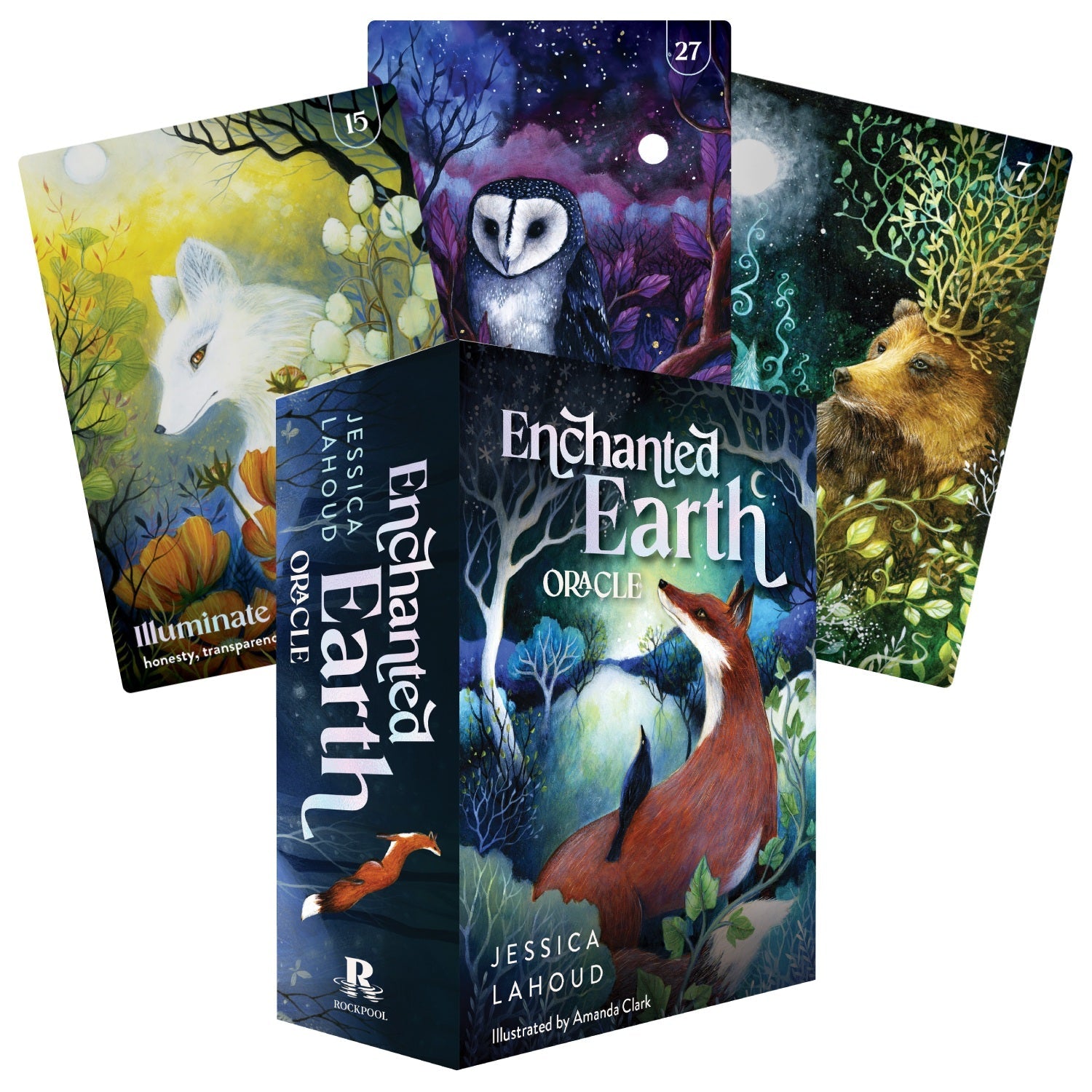 Enchanted Earth Oracle kortų kaladė Rockpool Publishing - OBUOLYS