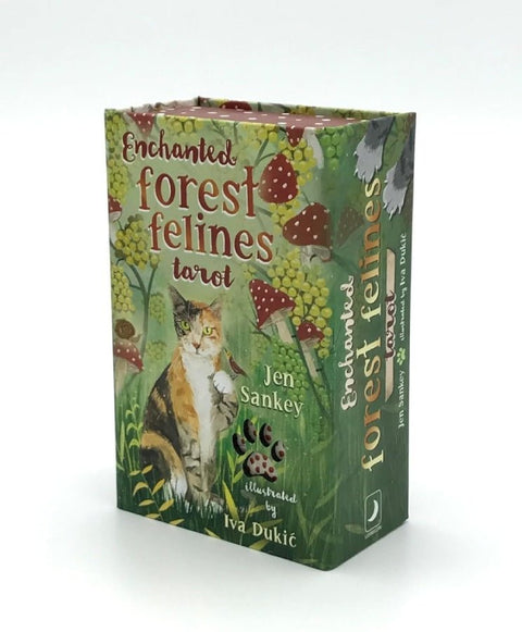 Enchanted Forest Felines Taro kortų kaladė Llewellyn - OBUOLYS