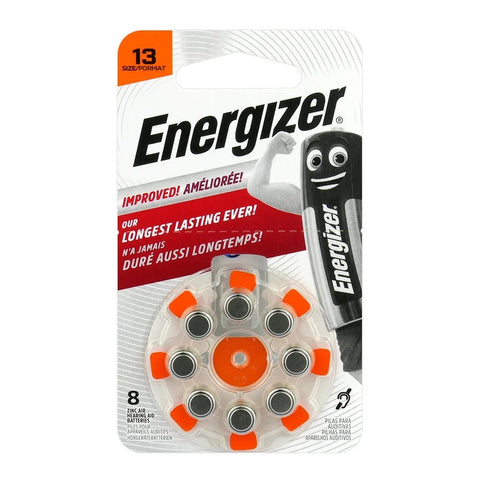Energizer 13 PR48 6BL klausos aparatų baterijos 8 vnt. - OBUOLYS