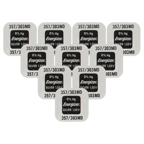 Energizer 357/303 SR44 baterijos 10 vnt. - OBUOLYS