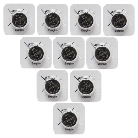 ENERGIZER 386 301 sidabro oksido baterijos 10 vnt. - OBUOLYS