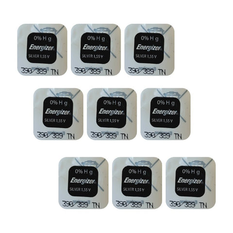 Energizer 389 390 laikrodžių baterijos 9 vnt. - OBUOLYS