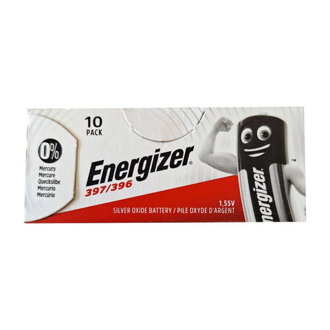 Energizer 397 / 396 (SR726SW) sidabro oksido baterijos 10 vnt. - OBUOLYS