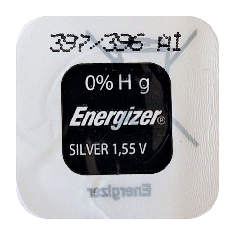 Energizer 397 / 396 (SR726SW) sidabro oksido baterijos 10 vnt. - OBUOLYS