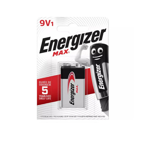 Energizer 9V Max baterija, 1 vnt. - OBUOLYS