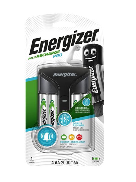 Energizer ACCU Recharge PRO Baterijų įkroviklis - OBUOLYS