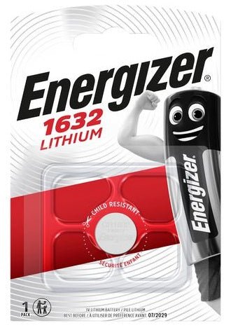 Energizer CR1632 ličio baterija, 1 vnt. - OBUOLYS