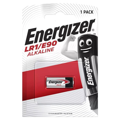 Energizer LR1/E90 šarminės baterijos, 1 vnt. - OBUOLYS