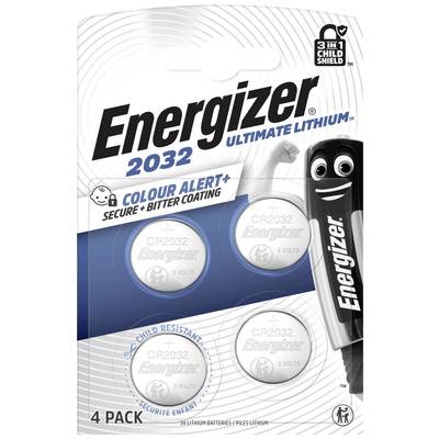 Energizer Ultimate Lithium CR2032 4BL ličio bateriijos 4 vnt. - OBUOLYS