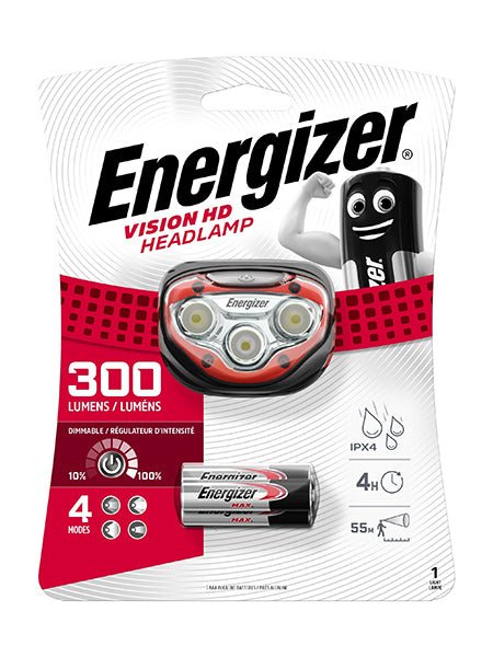 Energizer Vision HD Headlamp LP09071 prožektorius ant galvos - OBUOLYS