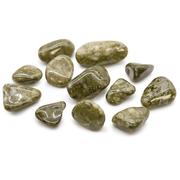 Epidote Snowflake akmuo (12 vnt. M dydžio) Ancient Wisdom - OBUOLYS