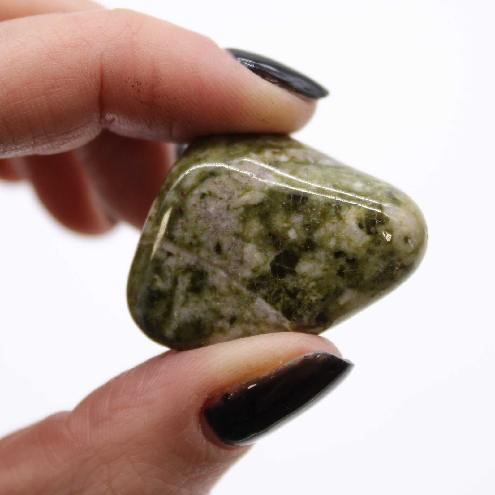 Epidote Snowflake akmuo (12 vnt. M dydžio) Ancient Wisdom - OBUOLYS