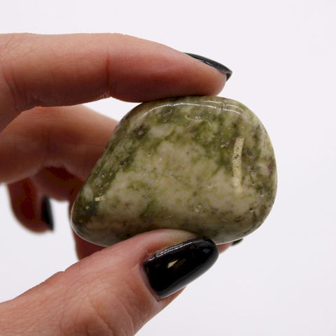 Epidote Snowflake akmuo (6 vnt. L dydžio) Ancient Wisdom - OBUOLYS