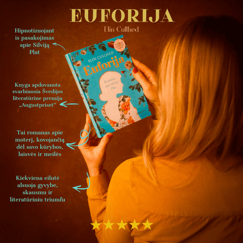 EUFORIJA: romanas apie kūrybą, laisvę ir meilę – apdovanotas svarbiausia Švedijos literatūrine premija „Augustpriset“ - OBUOLYS