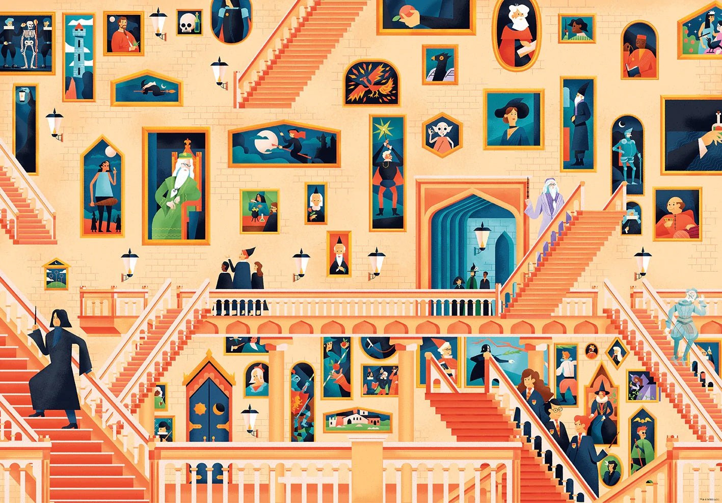 Exploring Hogwarts Dėlionė ir knygelė Insight Editions - OBUOLYS