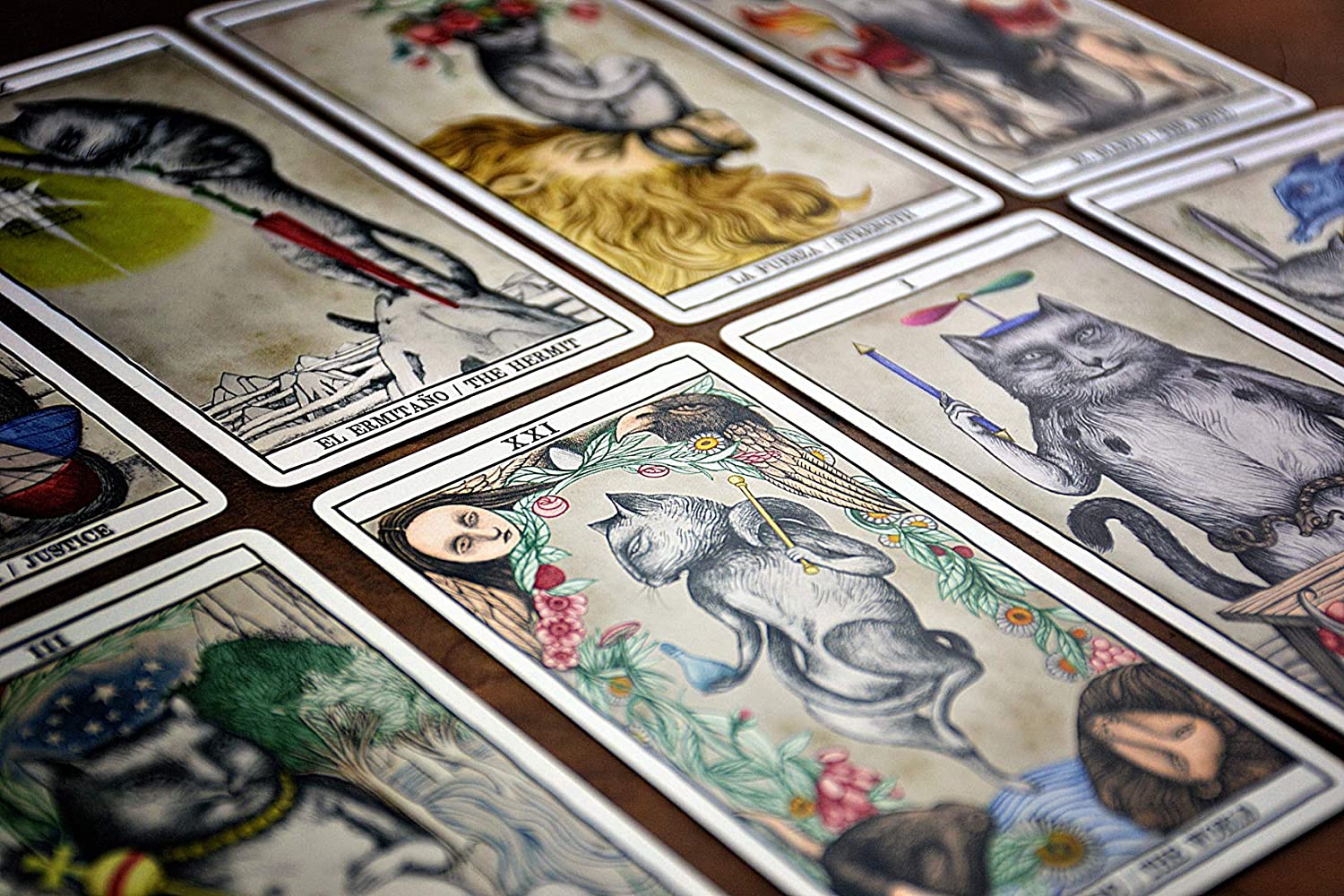 TAROT CATS: paslaptinga ir magiška kačių taro kaladė