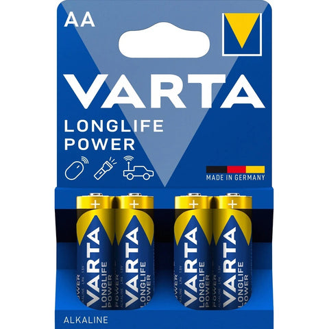Varta AA Longlife Power LR6 šarminės baterijos 4 vnt.