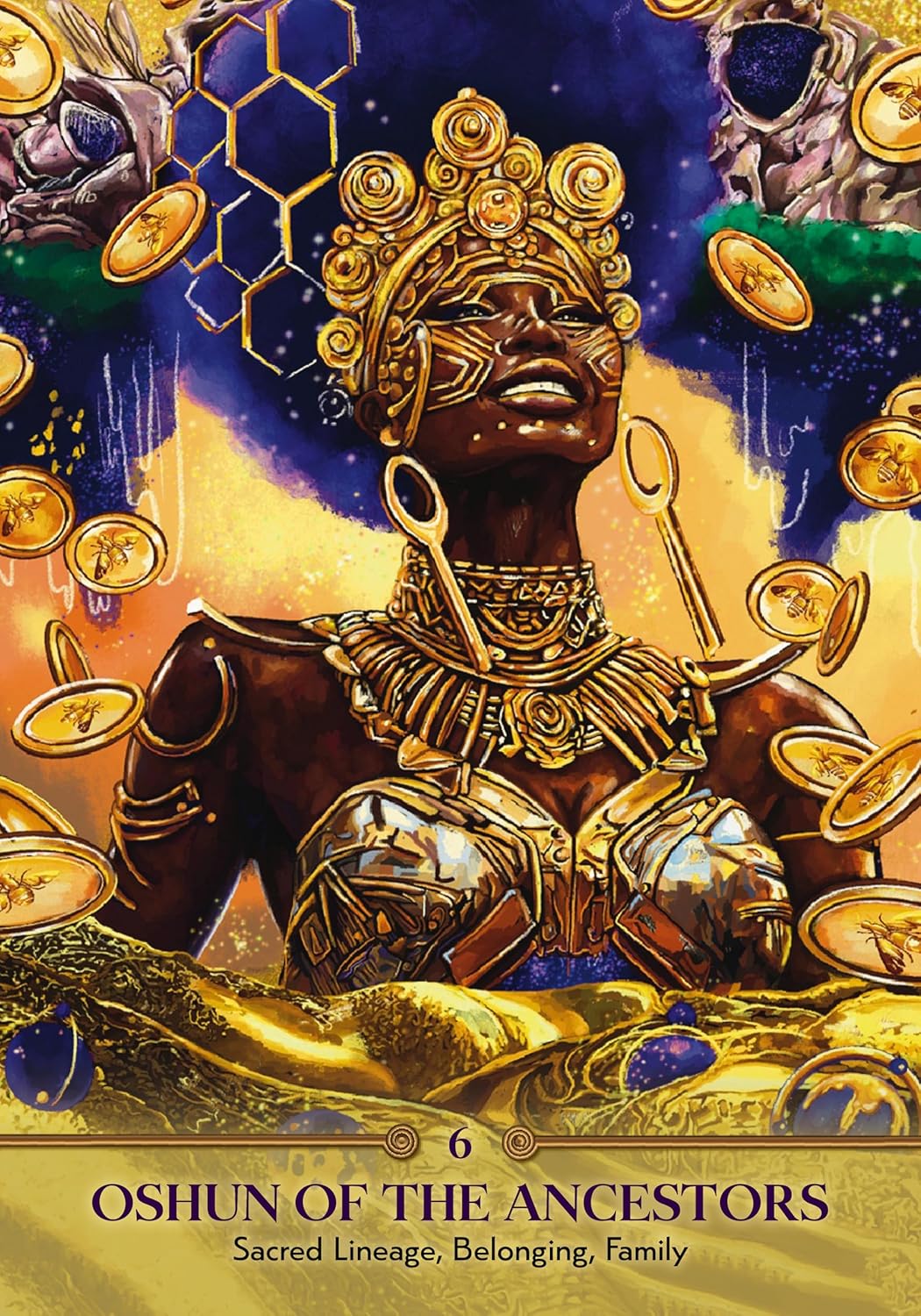 Faces of Oshun Orakulo kortos Hay House - OBUOLYS